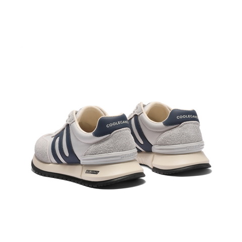 百丽复古休闲运动鞋男2025新款秋商场同款厚底慢跑阿甘鞋8UE01CM5