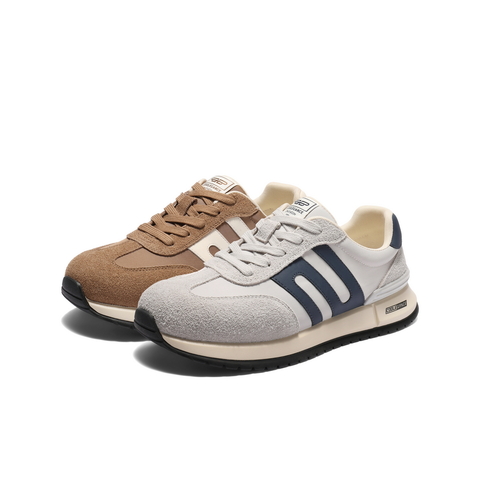 百丽复古休闲运动鞋男2025新款秋商场同款厚底慢跑阿甘鞋8UE01CM5