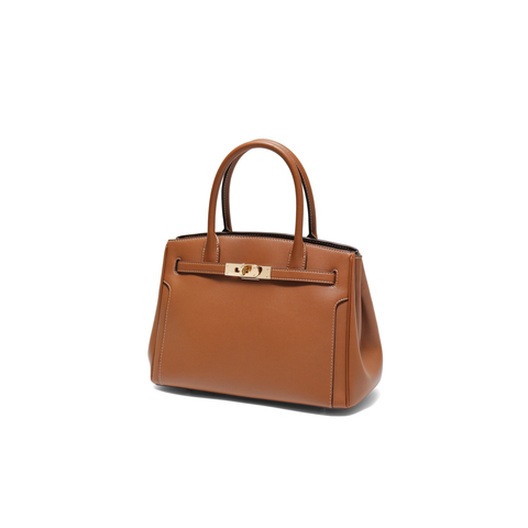 百丽包包女25秋新商场同款鎏金岁月铂金包单肩斜挎手提包JY125CX5