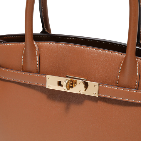 百丽包包女25秋新商场同款鎏金岁月铂金包单肩斜挎手提包JY125CX5