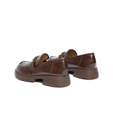 百丽休闲舒适JK乐福鞋女2025秋新商场同款时尚通勤鞋D2S1DCA5