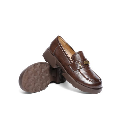 百丽休闲舒适JK乐福鞋女2025秋新商场同款时尚通勤鞋D2S1DCA5