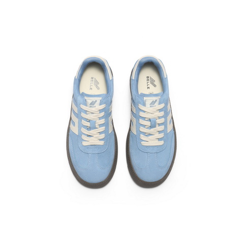 百丽时尚撞色跑道德训鞋女2025秋新商场同款百搭休闲鞋E2E1DCM5