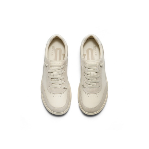 百丽拼接面板鞋女2025秋新商场同款舒适简约百搭休闲鞋E3Q1DCM5