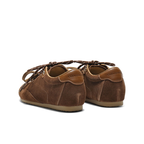 百丽时尚撞色阿甘鞋女2025秋新商场同款舒适薄底休闲鞋E4A1DCM5