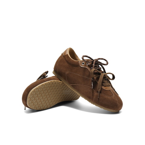 百丽时尚撞色阿甘鞋女2025秋新商场同款舒适薄底休闲鞋E4A1DCM5