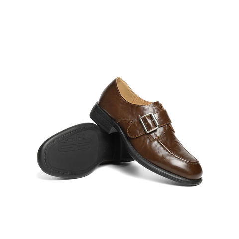 百丽复古乐福鞋女2025秋新商场同款质感皮带扣通勤单鞋E1F1DCM5