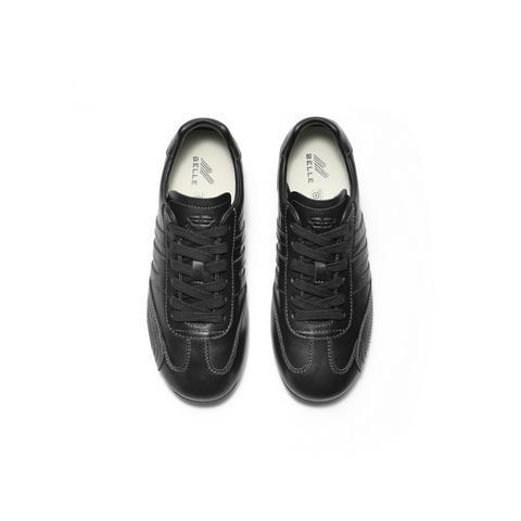 百丽简约纯色阿甘鞋女2025秋新商场同款真皮运动休闲鞋E2R1DCM5