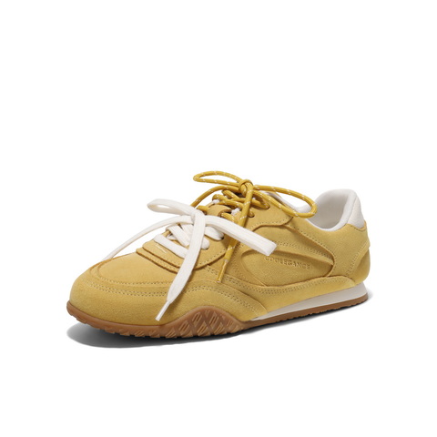 百丽复古休闲阿甘鞋女2025秋新商场同款百搭板鞋3QS21CM5