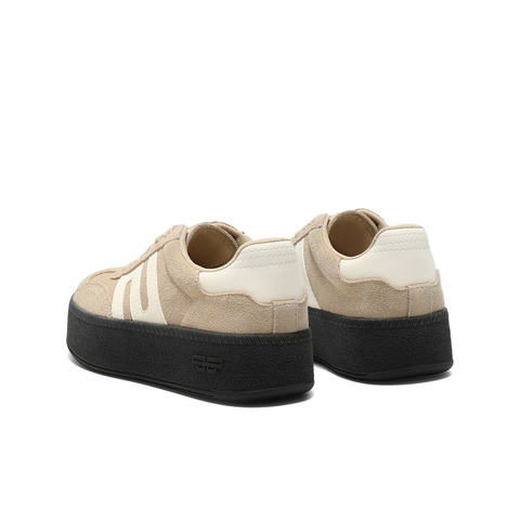 百丽时尚撞色跑道德训鞋女2025秋新商场同款百搭休闲鞋E2E1DCM5