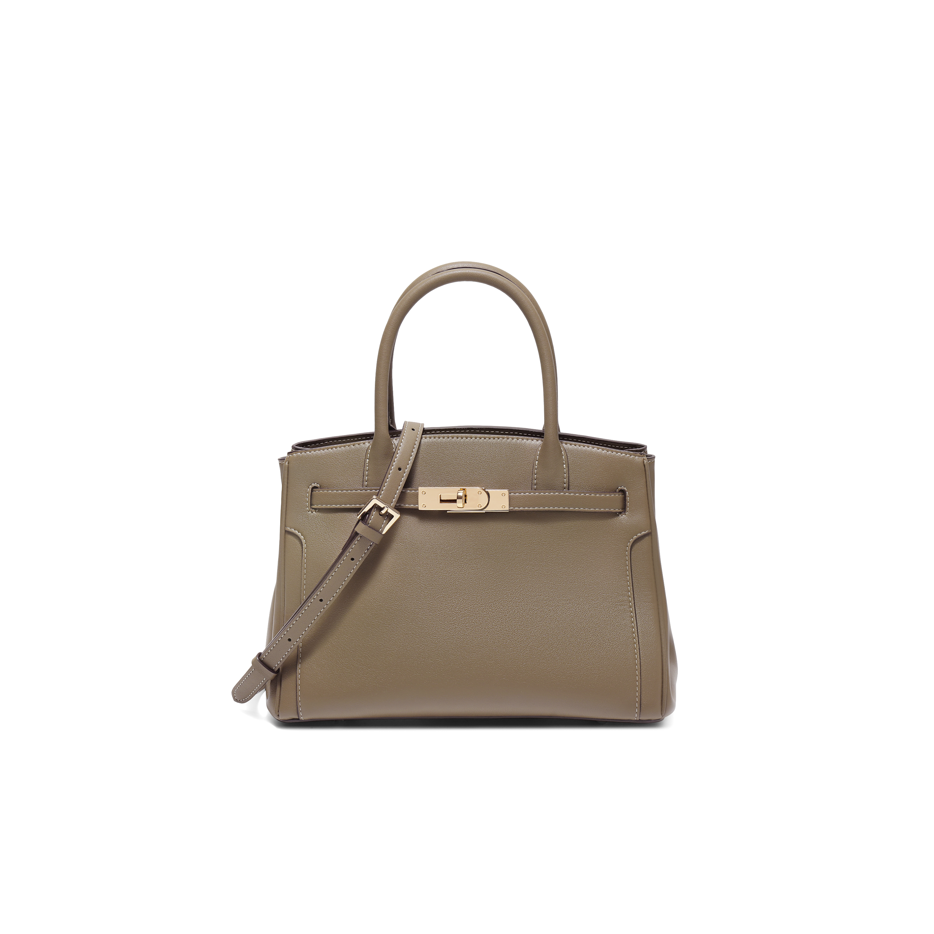 百丽包包女25秋新商场同款鎏金岁月铂金包单肩斜挎手提包JY125CX5