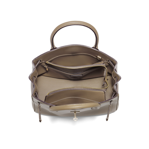 百丽包包女25秋新商场同款鎏金岁月铂金包单肩斜挎手提包JY125CX5