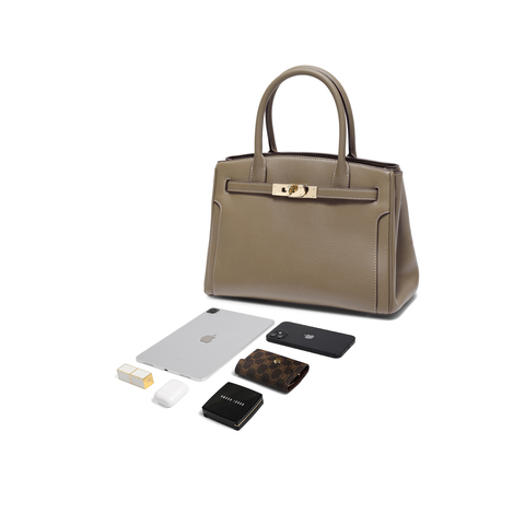 百丽包包女25秋新商场同款鎏金岁月铂金包单肩斜挎手提包JY125CX5