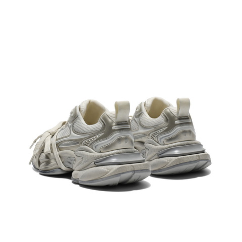 百丽拼接面透气老爹鞋女2025秋新厚底增高潮酷风休闲鞋B2798CM5