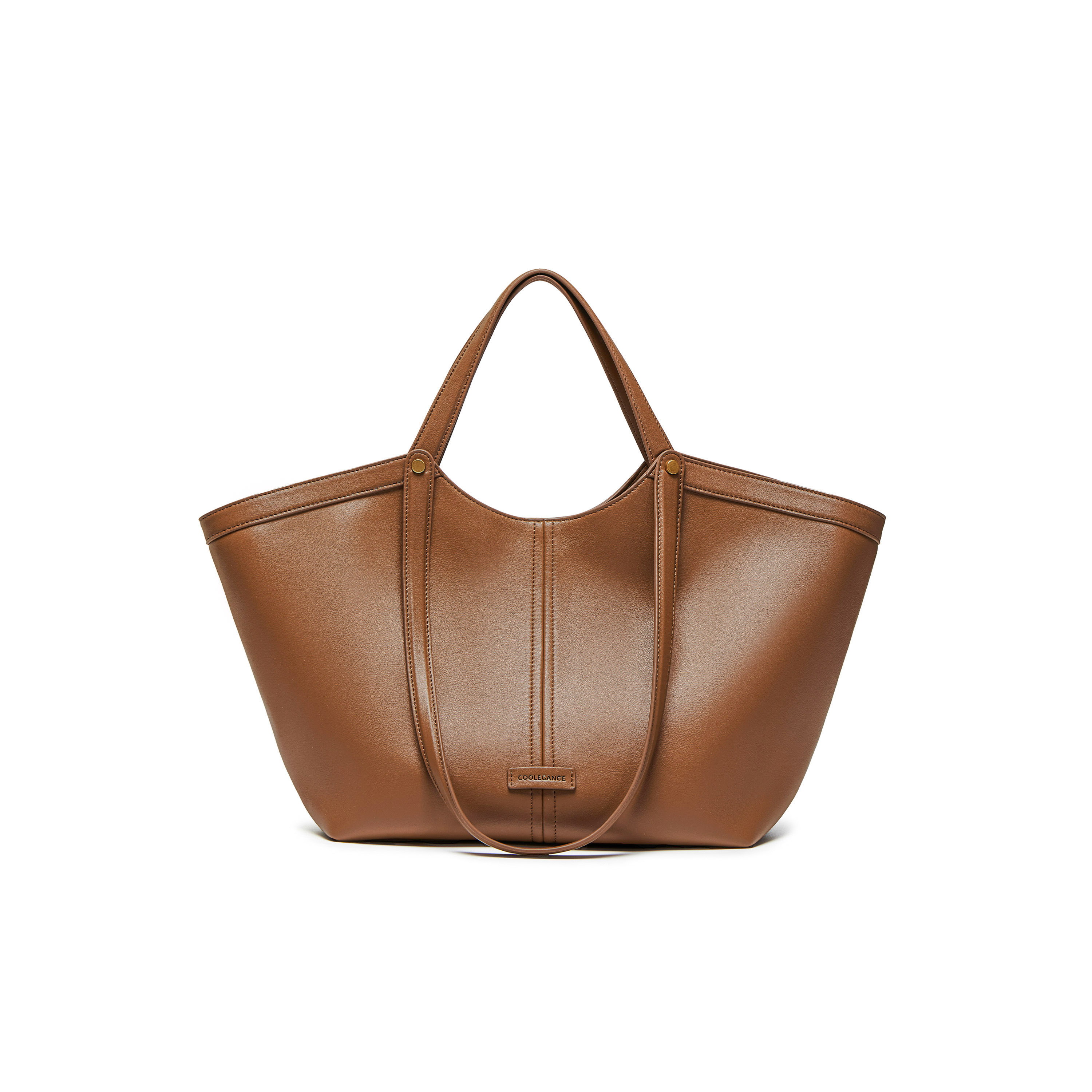 百丽包女25秋商场同款高级质感通勤大容量单肩手提托特包8573DCX5