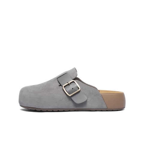 百丽厚底休闲勃肯鞋男2025新款秋季商场同款外穿包头拖鞋8VR01CT5