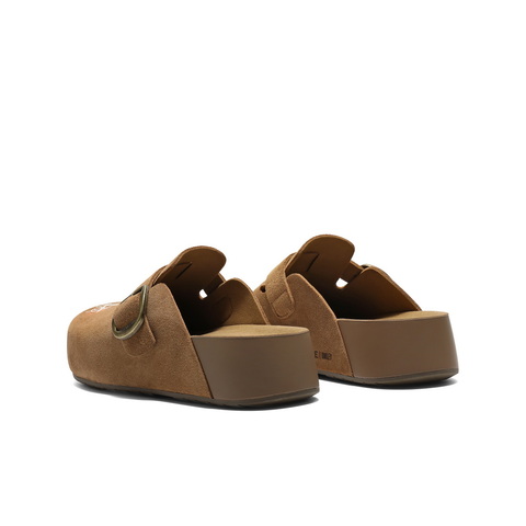 百丽SMILEY联名涂鸦勃肯鞋女2025秋新商场同款厚底拖鞋D8R2DCH5