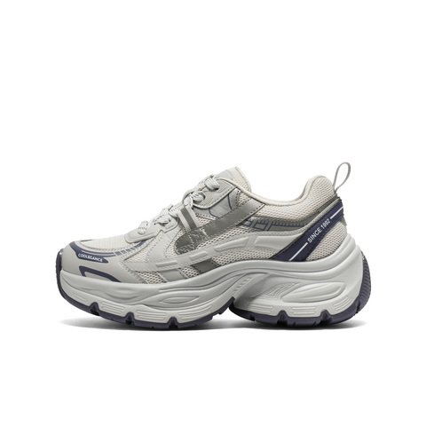 百丽拼接撞色老爹鞋女2025秋新商场同款增高厚底休闲鞋E4Q1DCM5