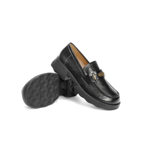 百丽休闲舒适JK乐福鞋女2025秋新商场同款时尚通勤鞋D2S1DCA5