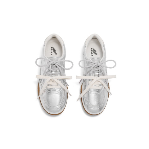 百丽复古休闲阿甘鞋女2025秋新商场同款百搭板鞋3QS21CM5