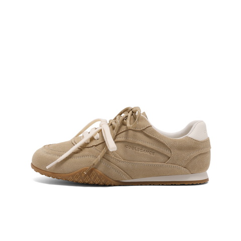 百丽复古休闲阿甘鞋女2025秋新商场同款百搭板鞋3QS21CM5