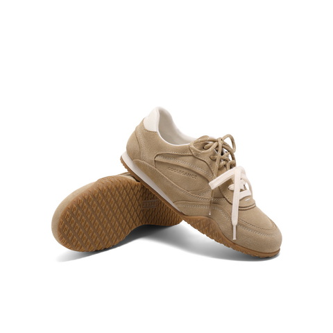 百丽复古休闲阿甘鞋女2025秋新商场同款百搭板鞋3QS21CM5