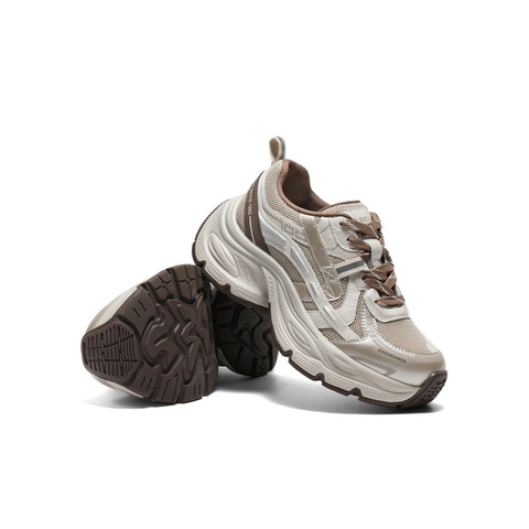 百丽拼接撞色老爹鞋女2025秋新商场同款增高厚底休闲鞋E4Q1DCM5