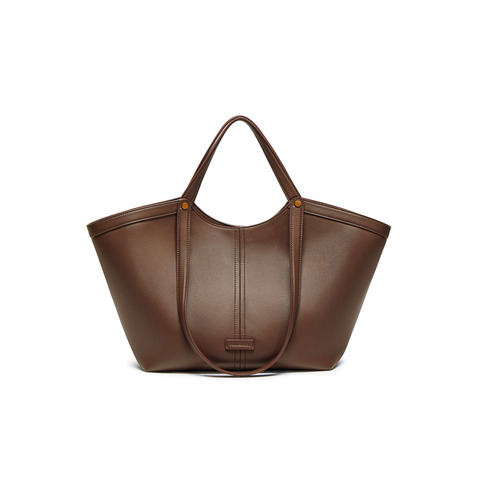 百丽包女25秋商场同款高级质感通勤大容量单肩手提托特包8573DCX5