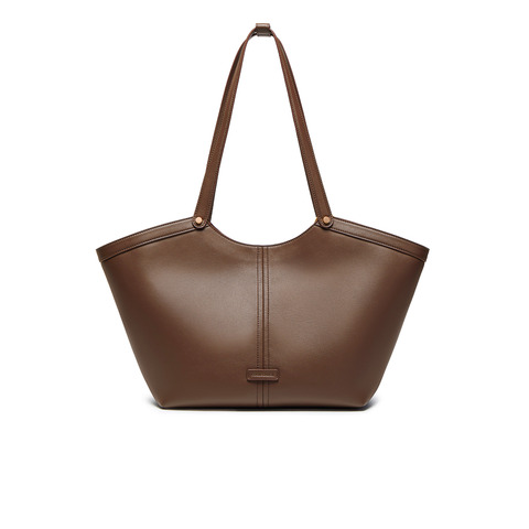 百丽包女25秋商场同款高级质感通勤大容量单肩手提托特包8573DCX5