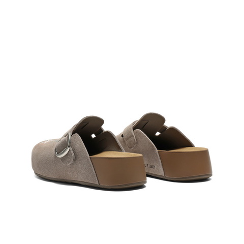 百丽SMILEY联名涂鸦勃肯鞋女2025秋新商场同款厚底拖鞋D8R2DCH5