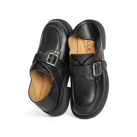 百丽复古乐福鞋女2025秋新商场同款真皮两穿便士乐福鞋D9W1DCM5