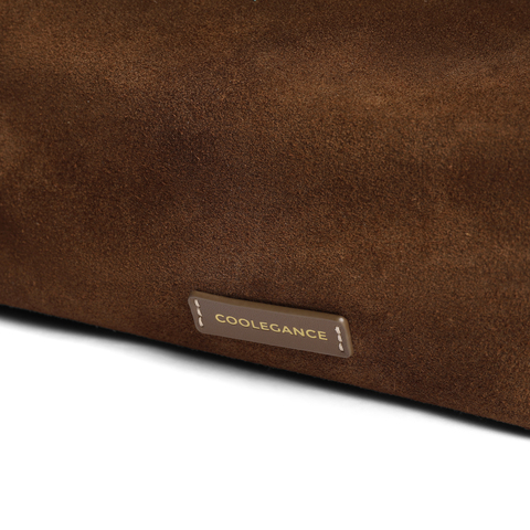 百丽包包女25秋商场同款复古绒面hobo包单肩斜挎托特包8562ACX5