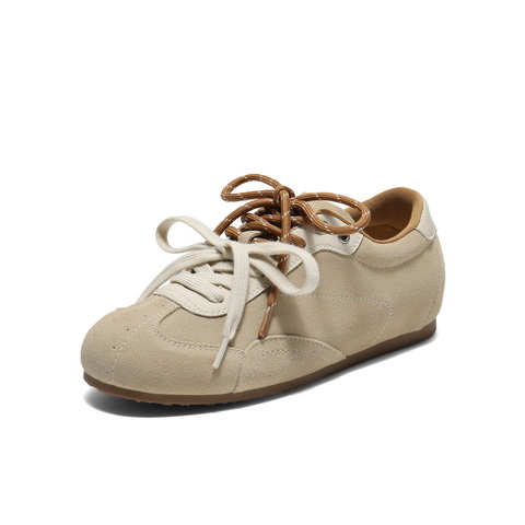 百丽时尚撞色阿甘鞋女2025秋新商场同款舒适薄底休闲鞋E4A1DCM5