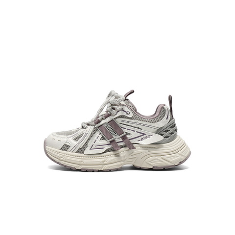 百丽复古撞色老爹鞋女童2025秋新商场同款舒适运动休闲鞋V3102C85