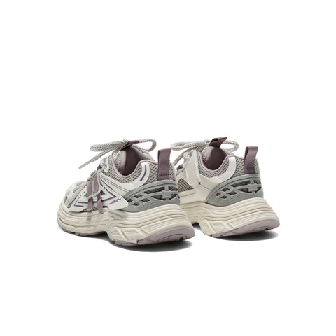 百丽复古撞色老爹鞋女童2025秋新商场同款舒适运动休闲鞋V3102C85