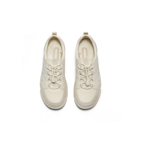 百丽舒适百搭板鞋女2025秋新商场同款轻便免系带休闲鞋E3S1DCM5