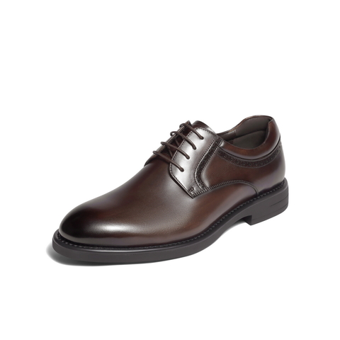 百丽绅士商务皮鞋男士2025新款冬季商场同款牛皮革正装鞋8VS01DM5