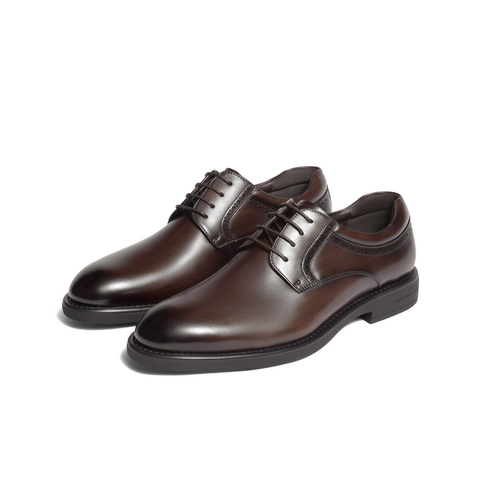 百丽绅士商务皮鞋男士2025新款冬季商场同款牛皮革正装鞋8VS01DM5