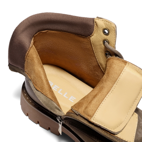 百丽户外潮搭工装靴男2025新款冬商场同款厚底休闲靴8WH01DD5