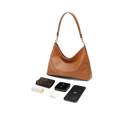 百丽包包女25夏商场同款通勤HOBO单肩斜挎托特包X7199BX5