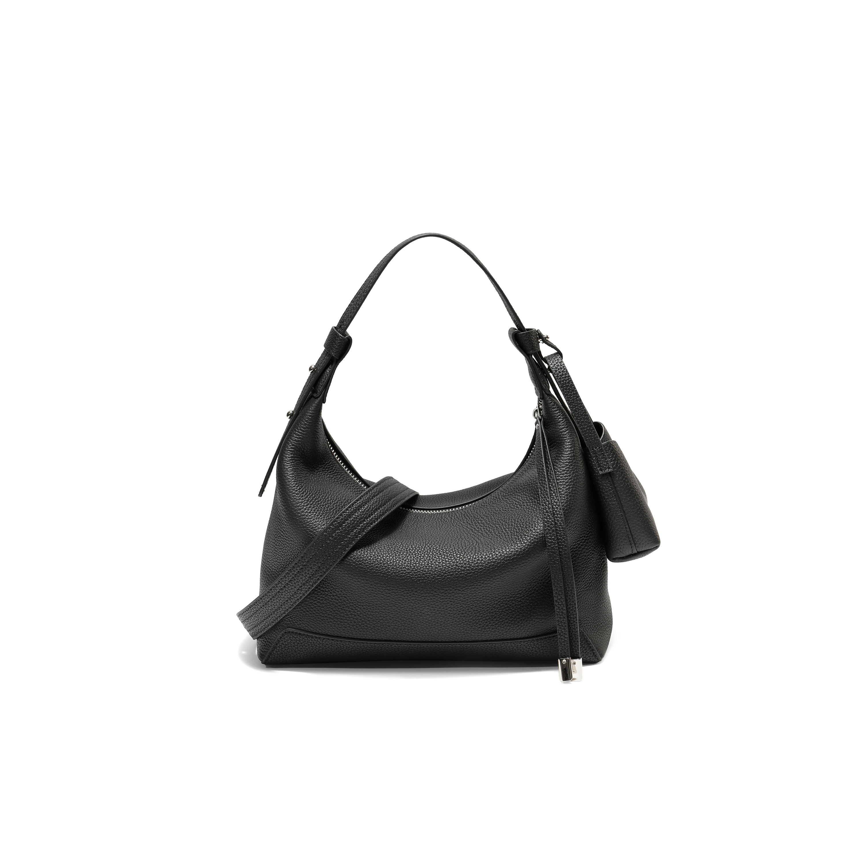 百丽包包女2025商场同款牛皮质感通勤单肩斜挎手提腋下包9275BDX5