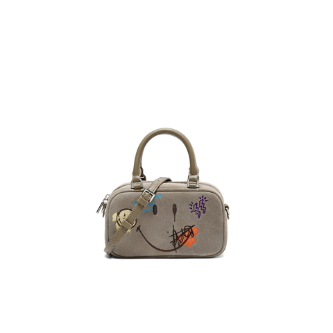 百丽包女商场同款25Smiley联名IP流浪吐司波士顿包X7428CX5