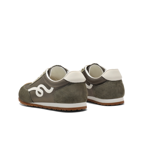 百丽复古潮搭运动阿甘鞋男鞋2025新款秋季休闲百搭德训鞋A2158CM5