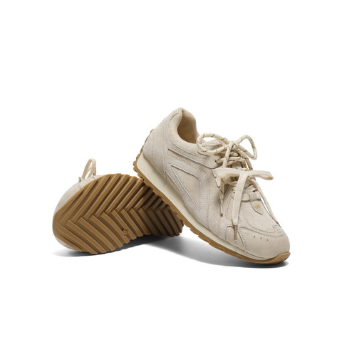 百丽复古时尚阿甘鞋女2025秋新拼接面薄底运动休闲鞋B2811CM5