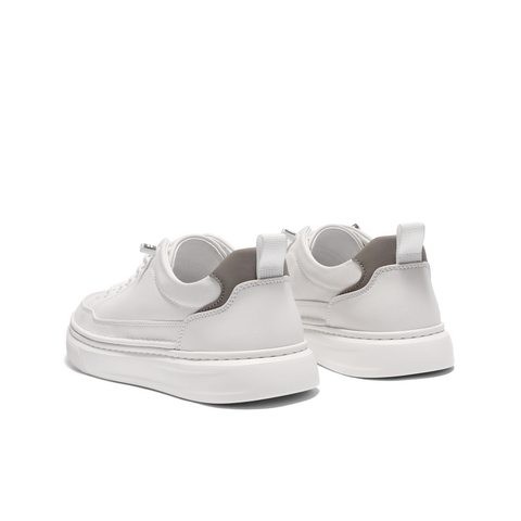 百丽时尚百搭小白鞋男2025新款秋商场同款免系带休闲板鞋8XD01CM5