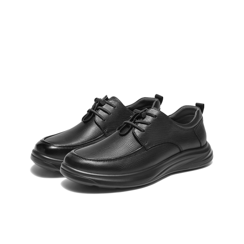 百丽舒适厚底商务鞋男2025新款秋商场同款羊皮革休闲皮鞋8XG01CM5