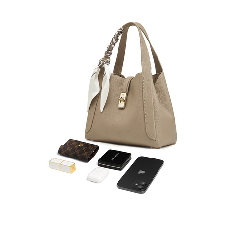 百丽包包女2025新商场同款真皮通勤菜篮子单肩斜挎手提包BL828BX5