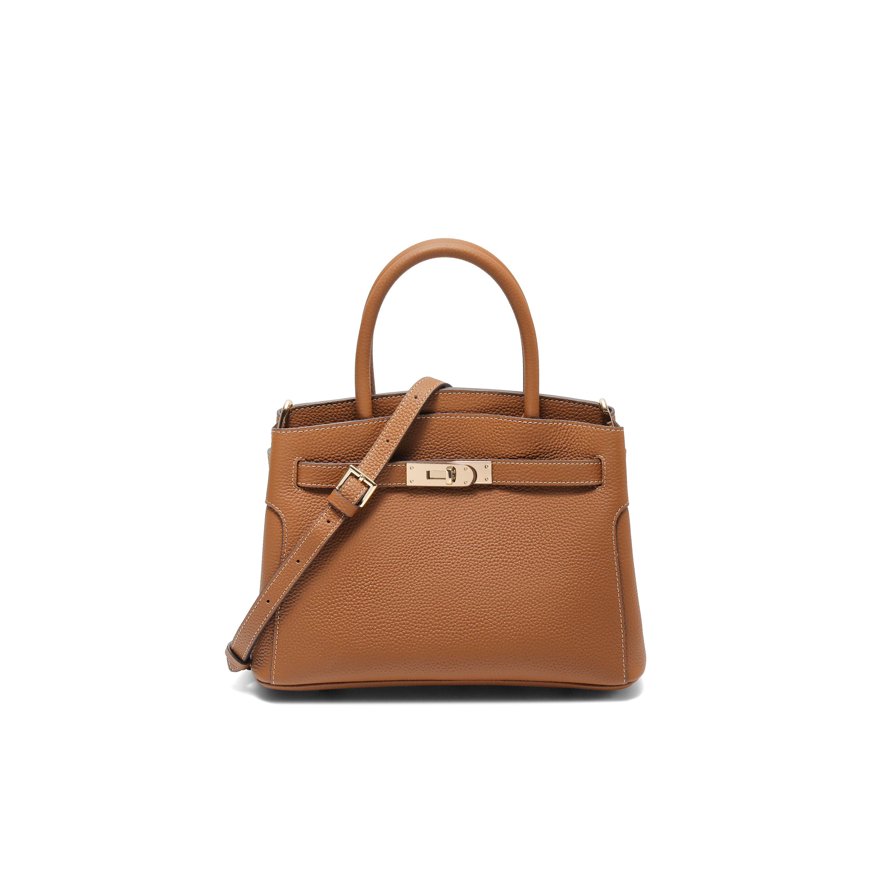 百丽包包女鎏金岁月商场同款质感铂金包单肩斜挎手提包X7257AX5