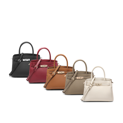 百丽包包女鎏金岁月商场同款质感铂金包单肩斜挎手提包X7257AX5