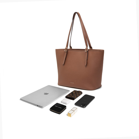 百丽包包女2025秋新商场同款简约高级质感通勤单肩托特包X7418CX5